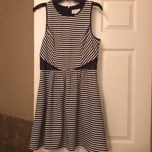 Flattering striped dress